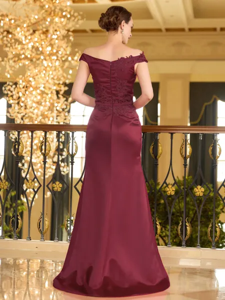 Hot Sheath/Column Satin...