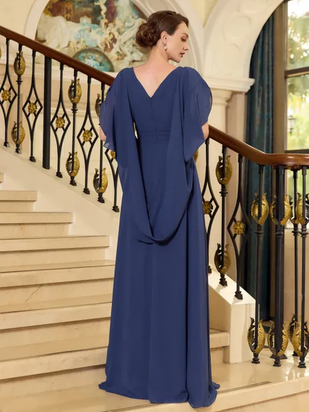 Gracious A-line V-Neck...