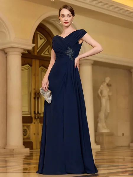 Classy A-line V-Neck...