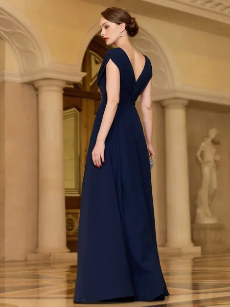 Classy A-line V-Neck...