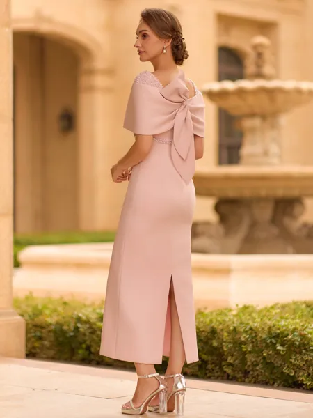 Glamorous Sheath Square...