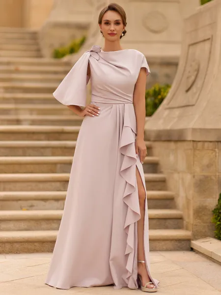 Polished A-line Scoop Short...