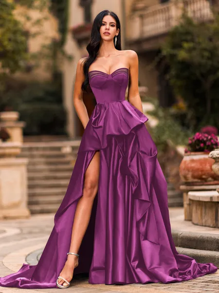 Bold A-line Sweetheart...