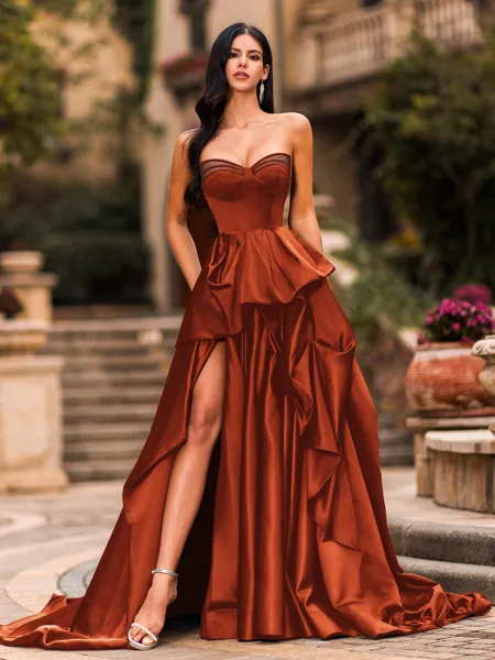 Bold A-line Sweetheart...