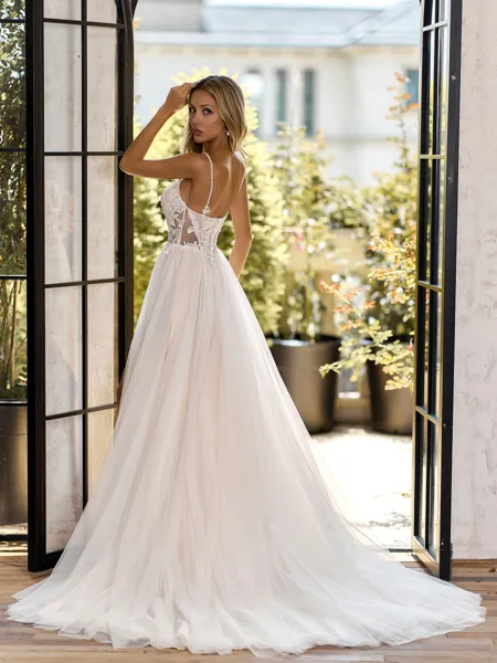 Gorgeous A-line Spaghetti...