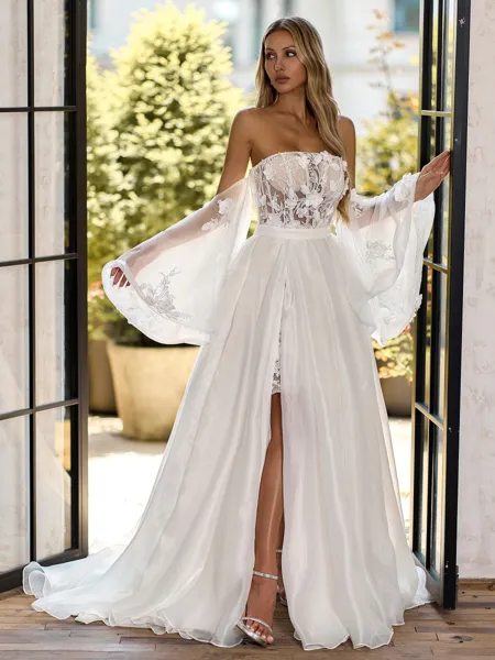 Magnificent A-line Straight...