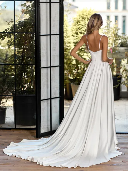 Luxurious A-line Spaghetti...