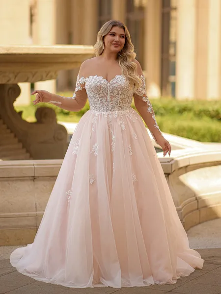 Show-stopping A-line Scoop...