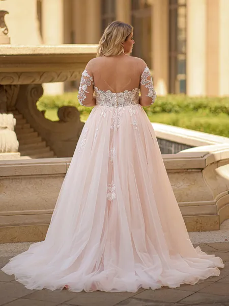 Show-stopping A-line Scoop...