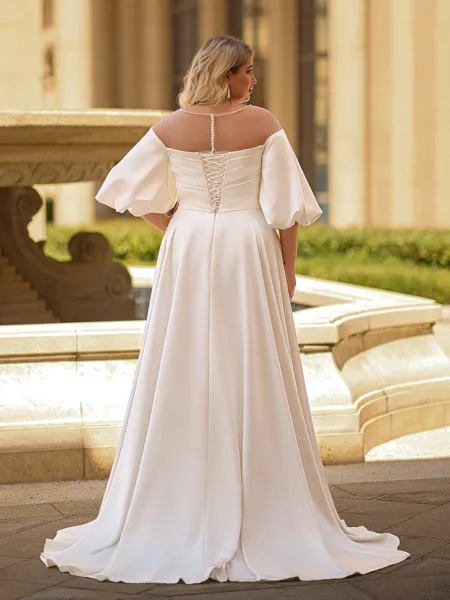 Captivating A-line Scoop...