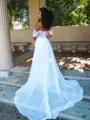 Trumpet/Mermaid Glam Off-the-Shoulder Sweep Train Other Corset Prom Dress With Ruched