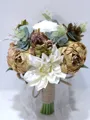Blooming Free-Form Artificial Flower Bridal Bouquets