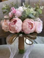 Blooming Free-Form Artificial Flower Bridal Bouquets