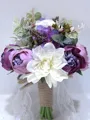Blooming Free-Form Artificial Flower Bridal Bouquets