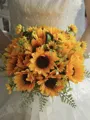 Lovely Free-Form Silk Flower Bridal Bouquets