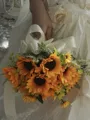 Lovely Free-Form Silk Flower Bridal Bouquets