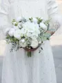 Free-Form Fascinating Silk Flower Bridal Bouquets