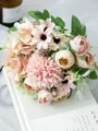 Fancy Free-Form Silk Flower Bridal Bouquets