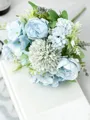 Beautiful Free-Form Silk Flower Bridal Bouquets