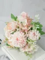 Beautiful Free-Form Silk Flower Bridal Bouquets