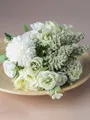 Charming Free-Form Silk Flower Bridal Bouquets