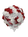 Luxurious Round Satin Bridal Bouquets