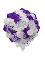 Luxurious Round Satin Bridal Bouquets