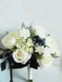 Fascinating Free-Form Silk Flower Bridal Bouquets