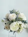Fascinating Free-Form Silk Flower Bridal Bouquets