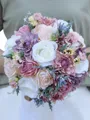 Attractive Round Artificial Flower Bridal Bouquets