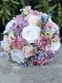Attractive Round Artificial Flower Bridal Bouquets