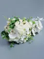 Beautiful Cascade Silk Flower Bridal Bouquets