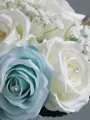 Attractive Round Silk Flower Bridal Bouquets
