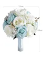 Attractive Round Silk Flower Bridal Bouquets