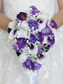 Sweet Cascade Silk Flower Bridal Bouquets
