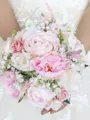 Graceful Free-Form Silk Flower Bridal Bouquets