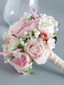 Graceful Free-Form Silk Flower Bridal Bouquets