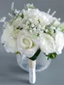 Graceful Free-Form Silk Flower Bridal Bouquets
