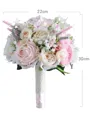 Graceful Free-Form Silk Flower Bridal Bouquets