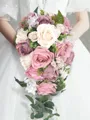 Classic Cascade Silk Flower Bridal Bouquets