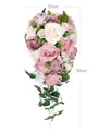 Classic Cascade Silk Flower Bridal Bouquets