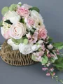 Pretty Cascade Silk Flower Bridal Bouquets