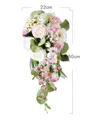 Pretty Cascade Silk Flower Bridal Bouquets