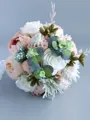 Classic Free-Form Silk Flower Bridal Bouquets