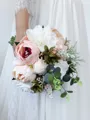 Classic Free-Form Silk Flower Bridal Bouquets