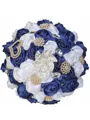 Elegant Round Satin Bridal Bouquets
