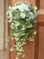 Elegant Cascade Silk Flower Bridal Bouquets
