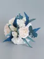 Fascinating Free-Form Silk Flower Bridal Bouquets