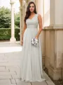 A-line One-Shoulder Flattering Sleeveless Floor-Length 30D Chiffon Bridesmaid Dresses