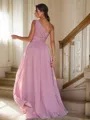 A-line One-Shoulder Perfect Sleeveless Floor-Length Chiffon Bridesmaid Dresses